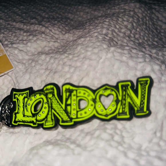 MICHAEL Michael Kors Accessories - MICHAEL KORS/MK LONDON NEON NOVELTY KEYCHAIN FOB/ vintage rare! 35F9SNZK2X